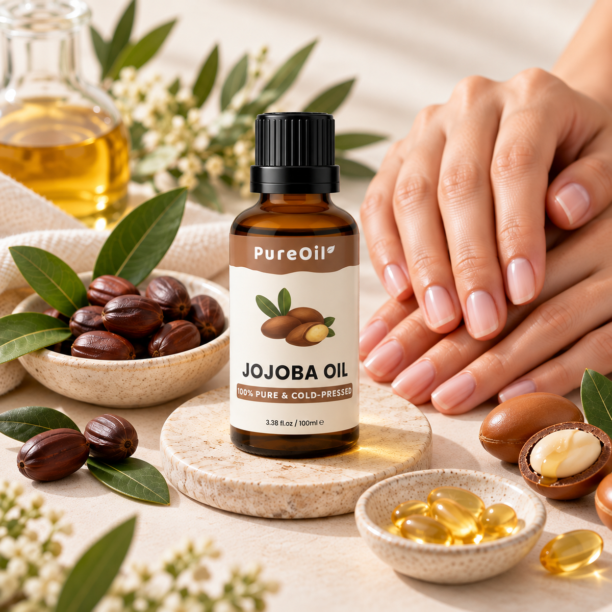 DIY nagelriemolie met jojoba, argan en vitamine E