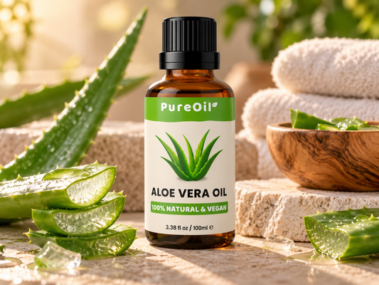 PureOil® Aloë vera olie met verse aloë vera
