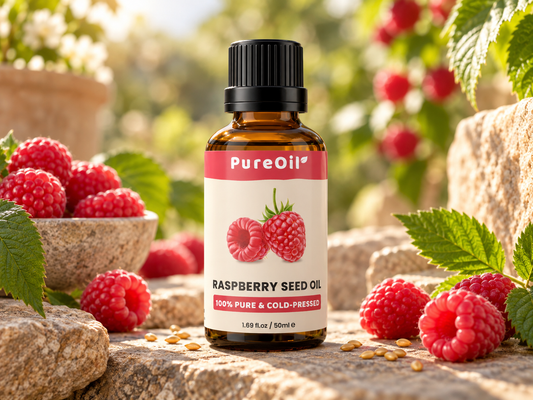 PureOil® Frambozenpitolie met frambozen