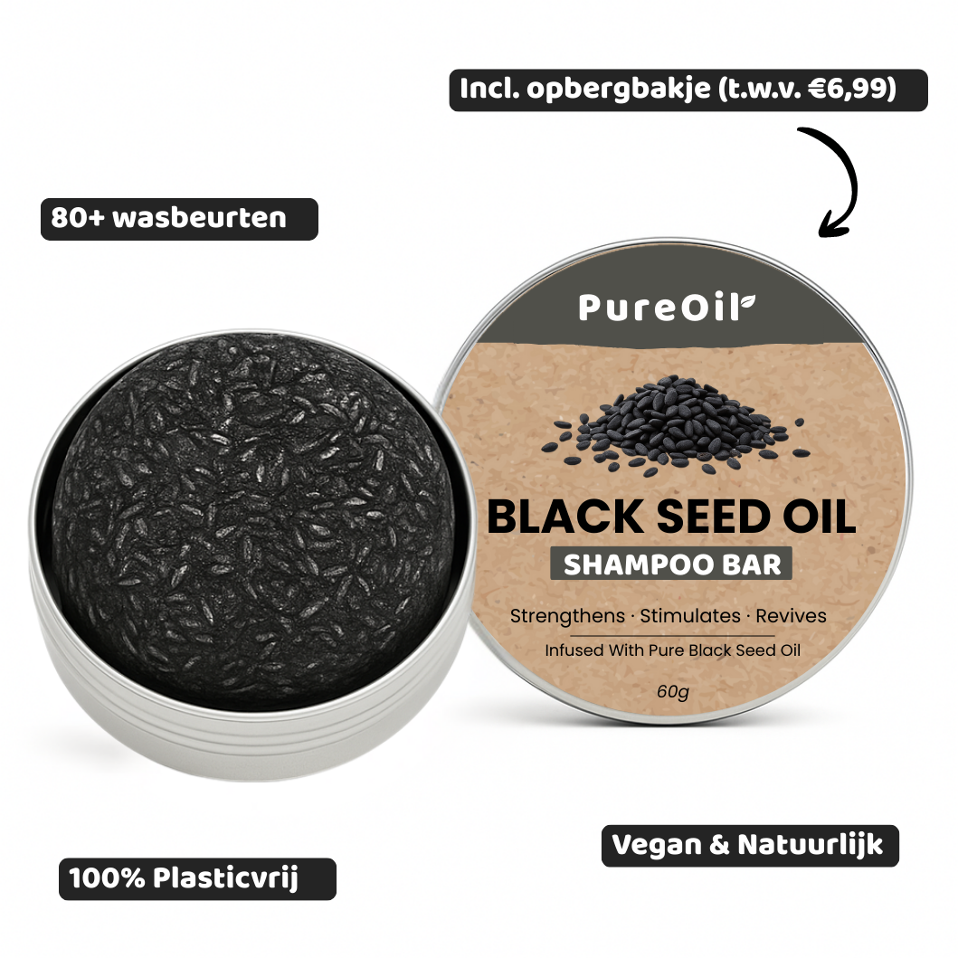 Zwarte Zaad Shampoo Bar - 100% Natuurlijk