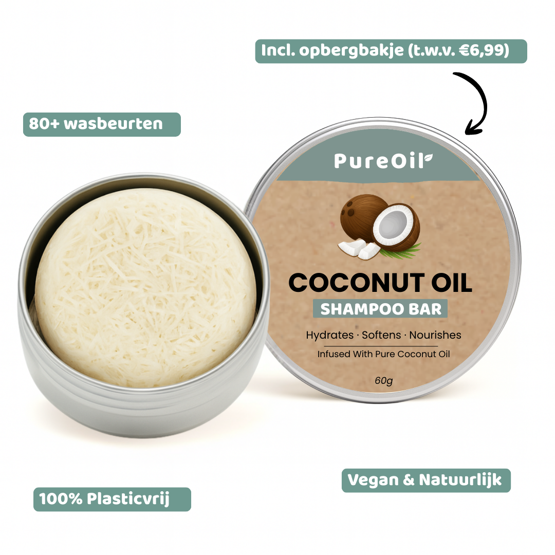Kokos Shampoo Bar - 100% Natuurlijk