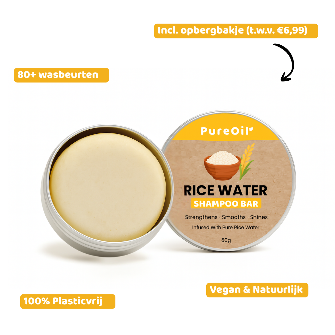 Rijst Water Shampoo Bar - 100% Natuurlijk