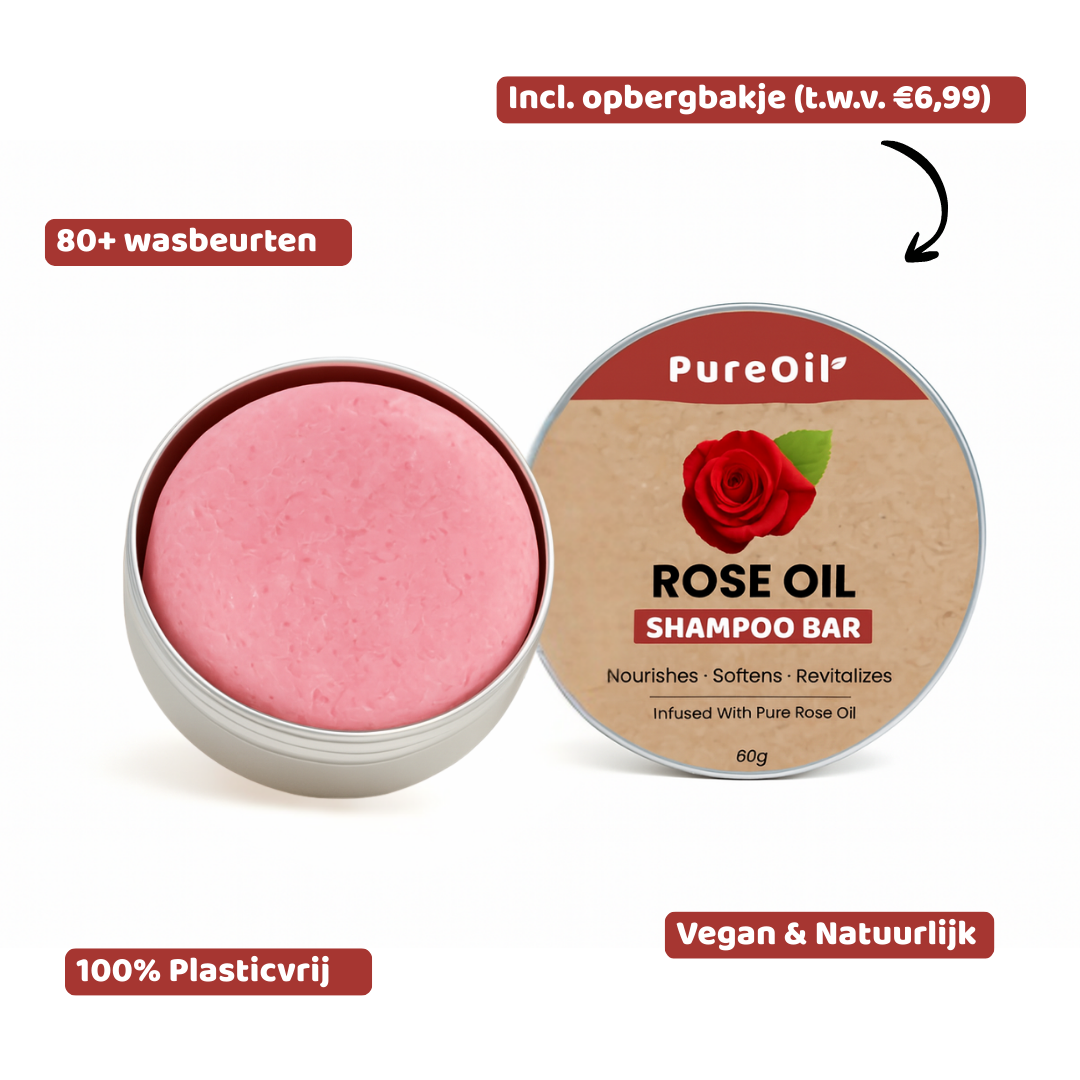 Rose Shampoo Bar - 100% Natuurlijk