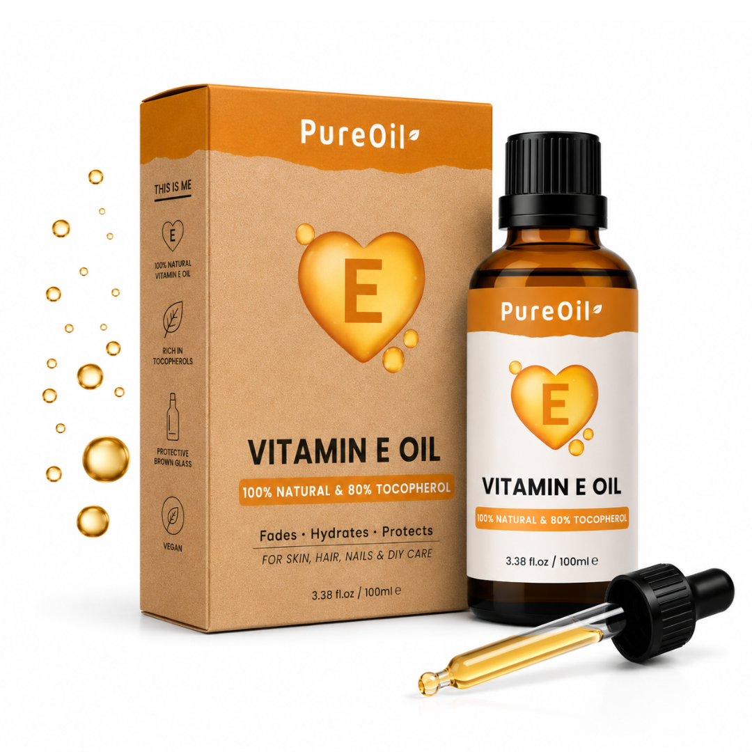 Vitamin E olie (100ML) 100% Puur & Koudgeperst