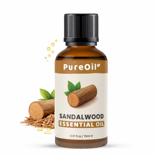 Sandelhout Etherische Olie 100% Puur & Stoomgedestilleerd