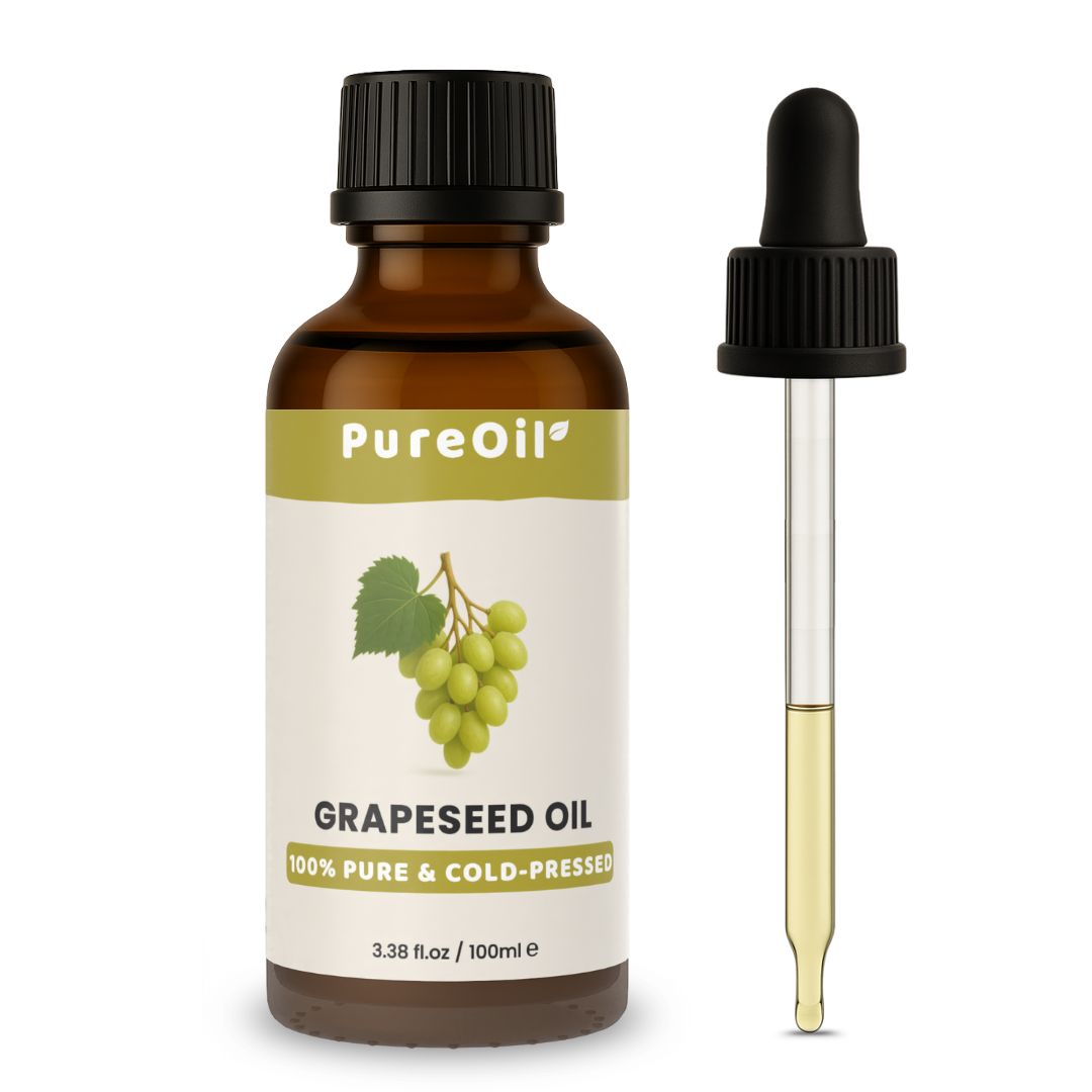 Druivenpit Olie (100ML) – 100% Puur & Koudgeperst