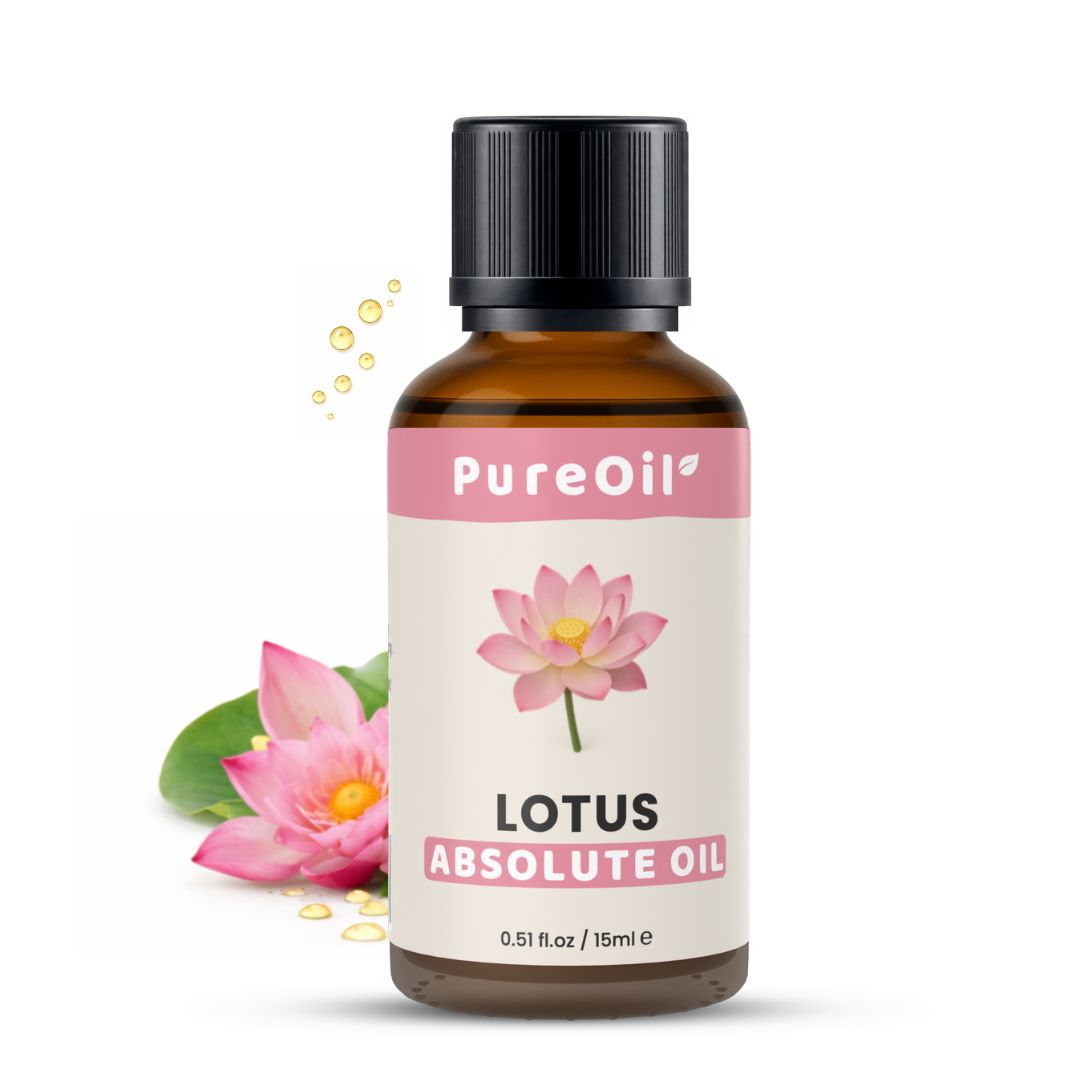 Lotus Etherische Olie 100% Puur & Stoomgedestilleerd