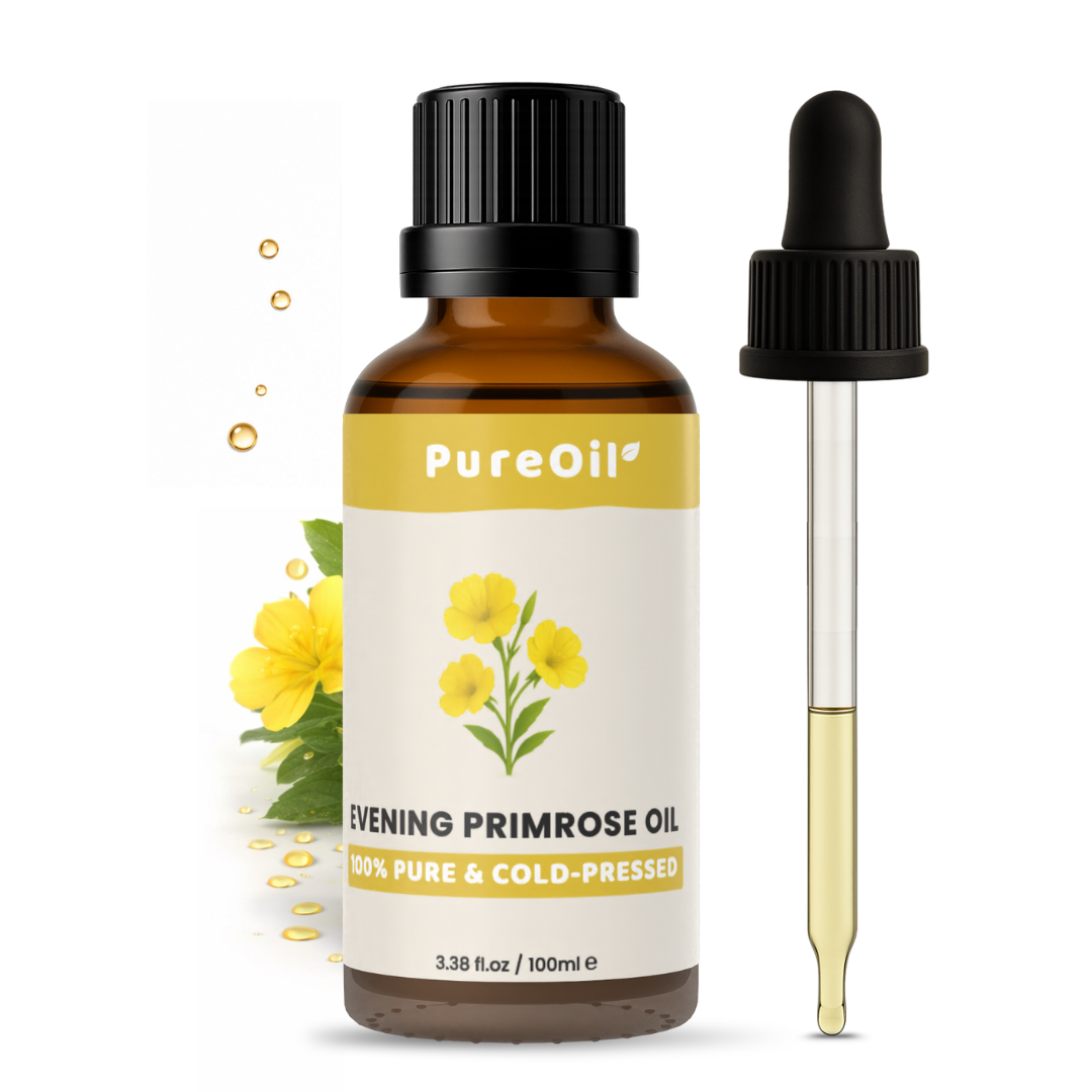 Evening Primrose Oil (100ML) - 100% Pure & Cold-Pressed