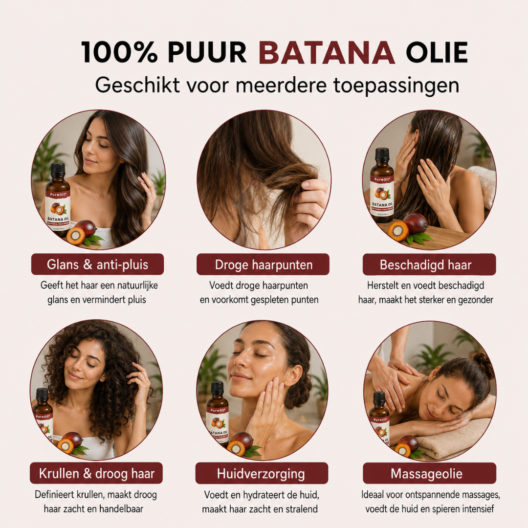 Batana Olie 100% Puur & Koudgeperst