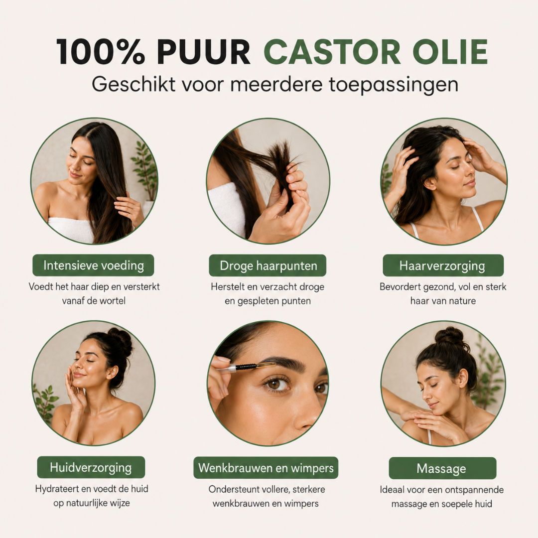 Castor Olie 100% Puur & Koudgeperst