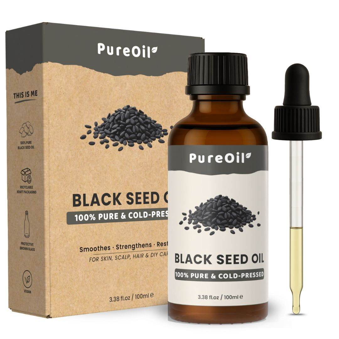 Zwarte Zaad Olie (100ML) 100% Puur & Koudgeperst