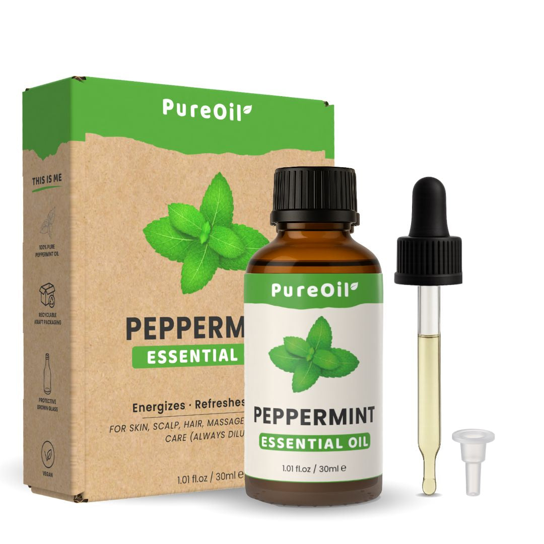 Pepermunt Olie (30ml) 100% Puur & Stoomgedestilleerd