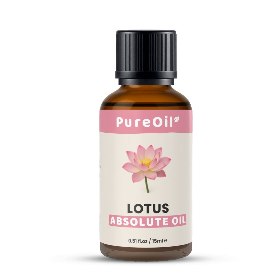 Lotus Etherische Olie 100% Puur & Stoomgedestilleerd
