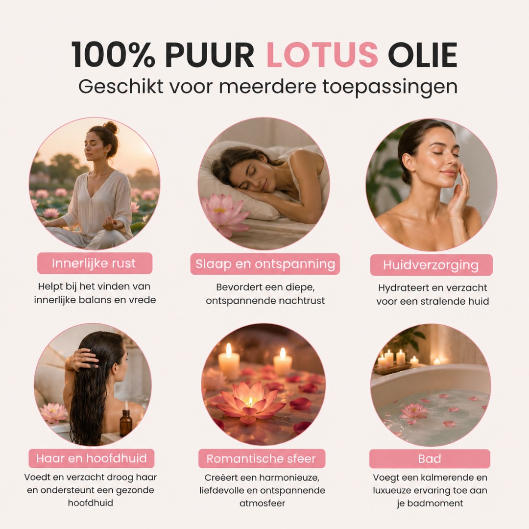 Ätherisches Lotusöl 100 % rein & dampfdestilliert