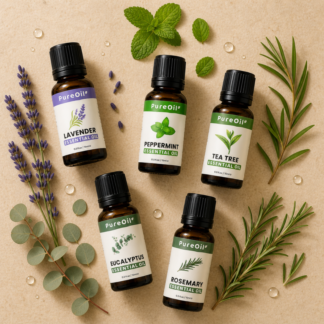 Etherische oil set: Top 5 Bestsellers