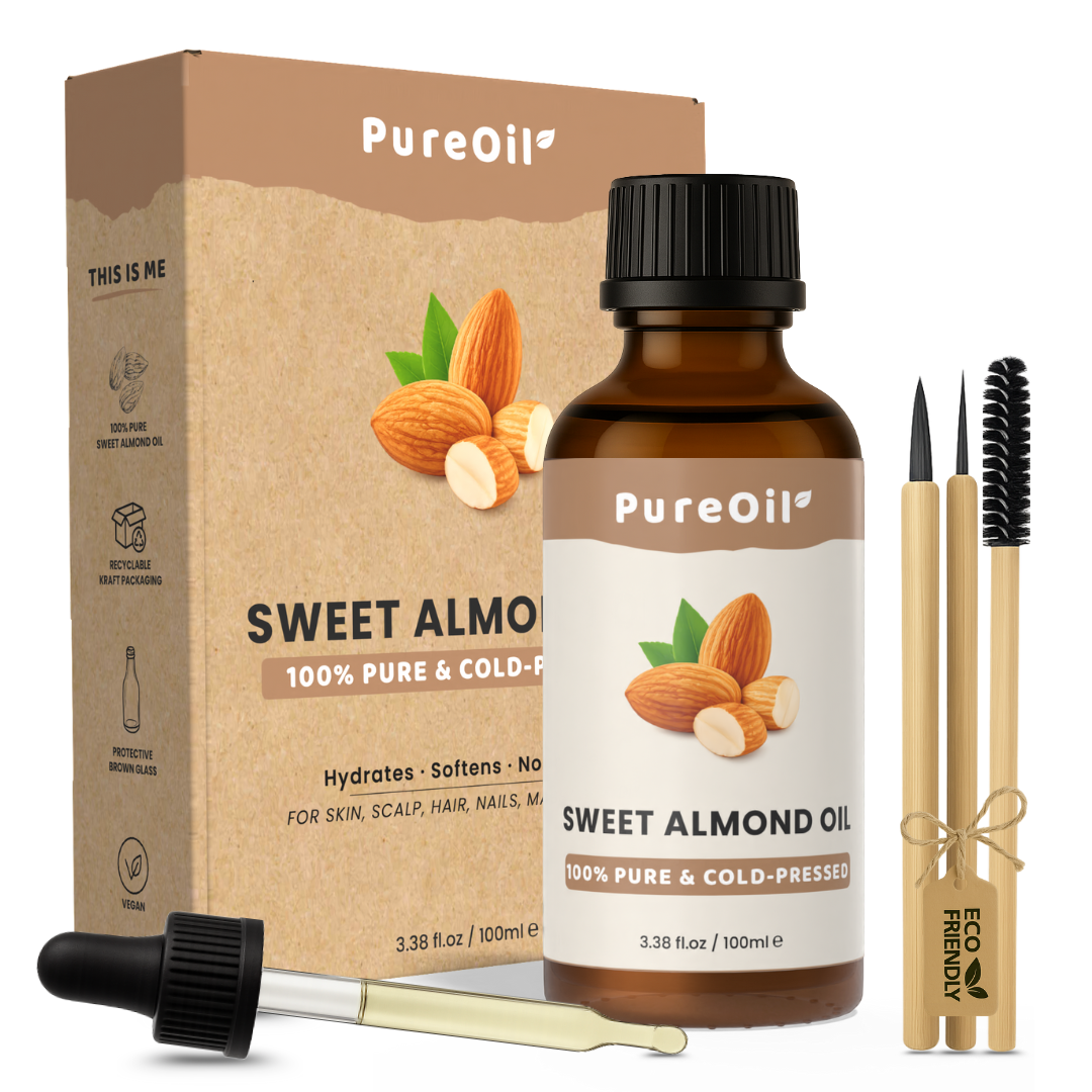 Zoete amandel olie (100ML) 100% Puur & Koudgeperst