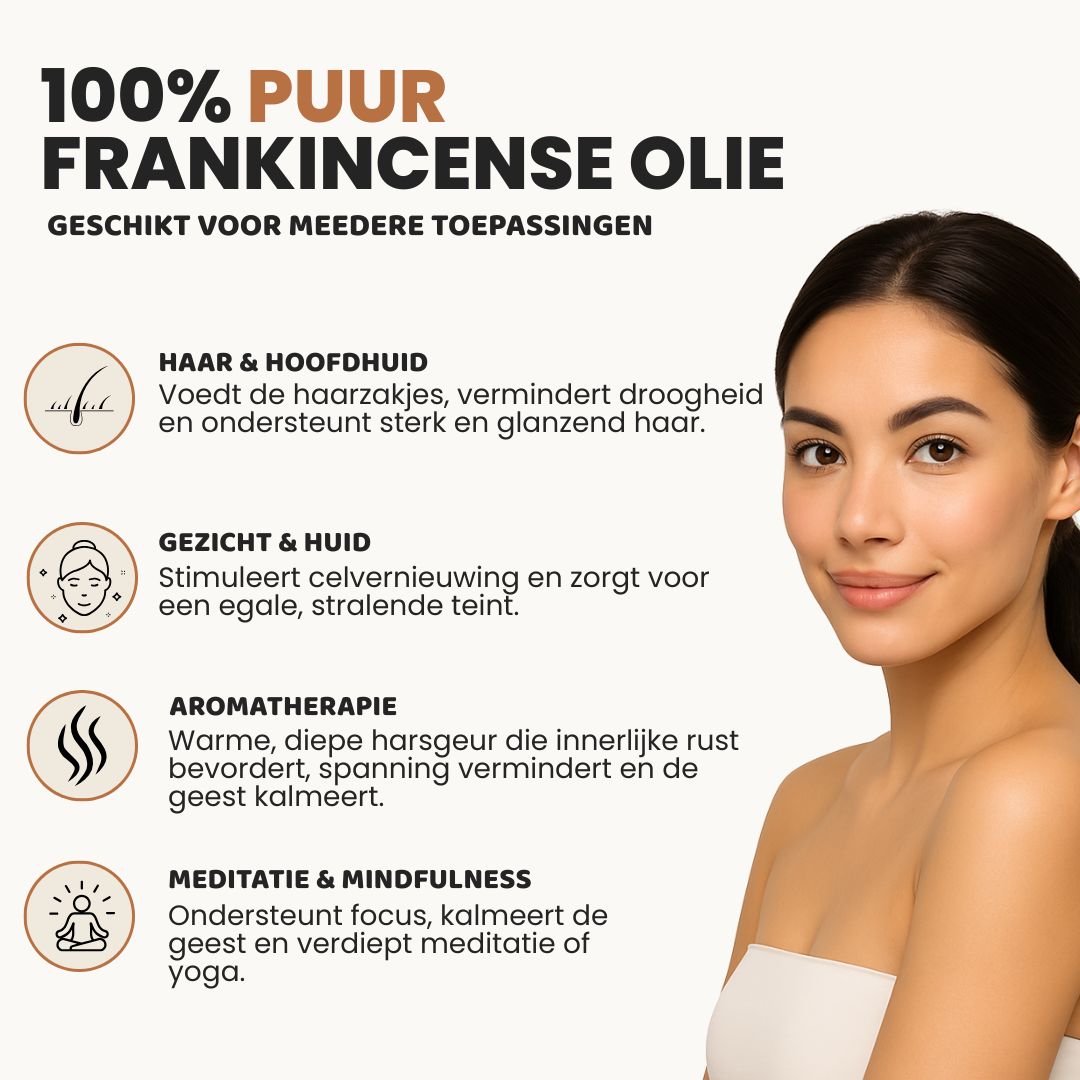 Frankincense Etherische Olie (30ML) 100% Puur & Stoomgedestilleerd