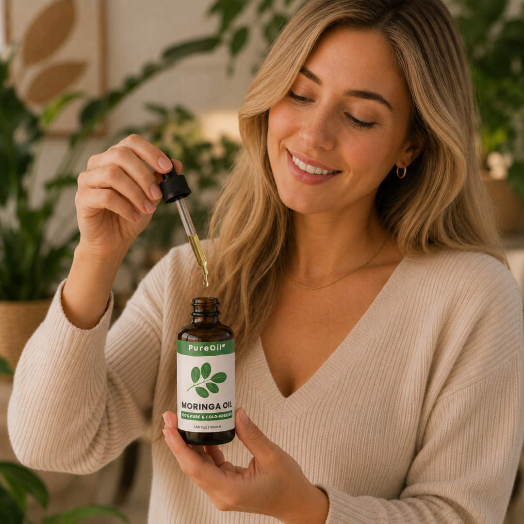 Moringa Olie (50ML) 100% Puur & Koudgeperst