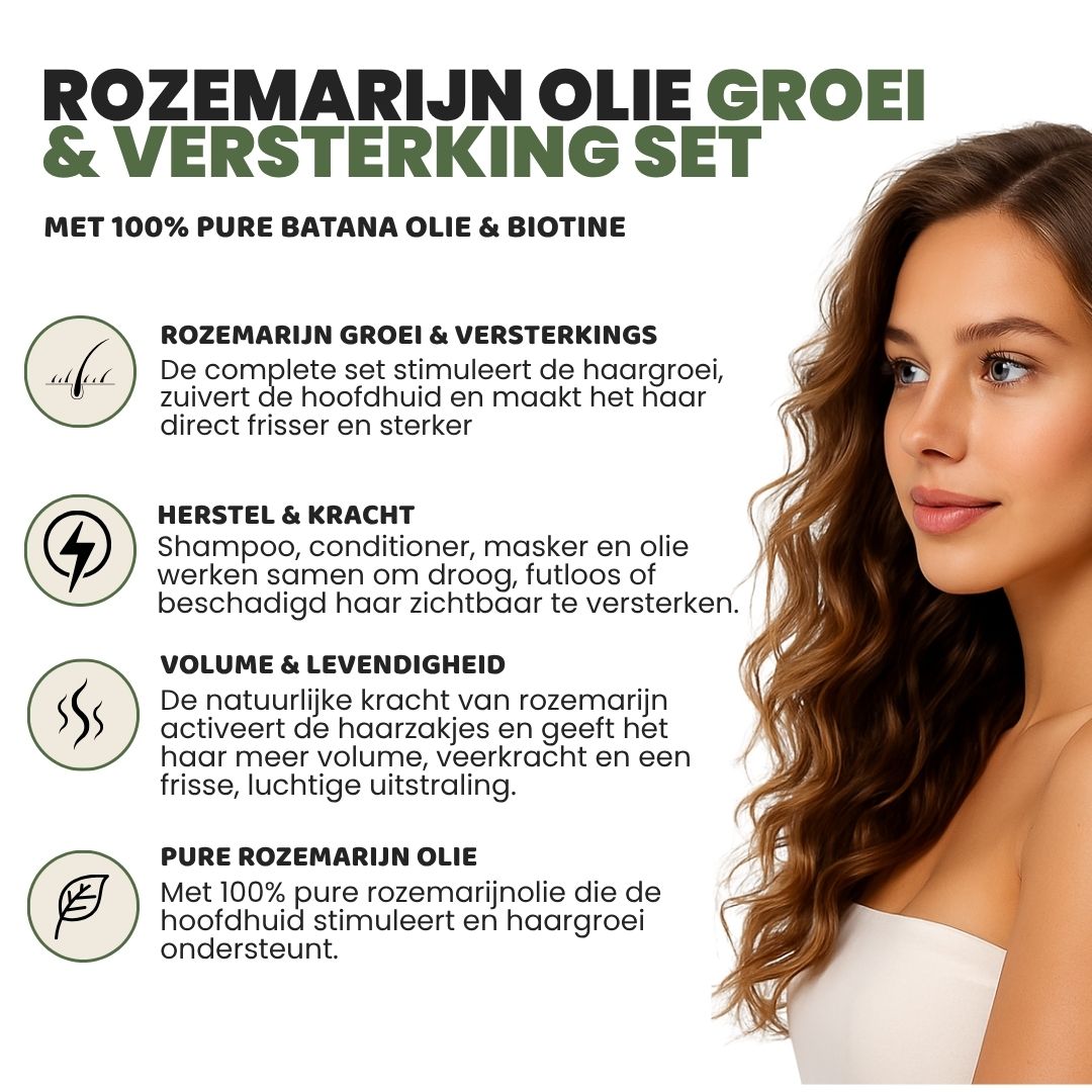Rozemarijn Olie - Groei & Volume Set