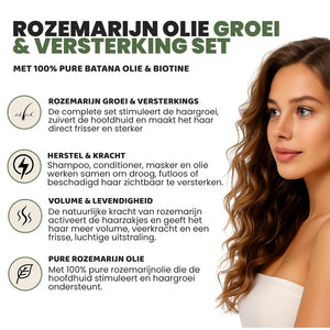 Rozemarijn Olie Haargroei Set