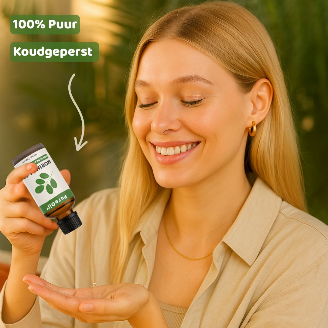 Moringa Olie (50ML) 100% Puur & Koudgeperst