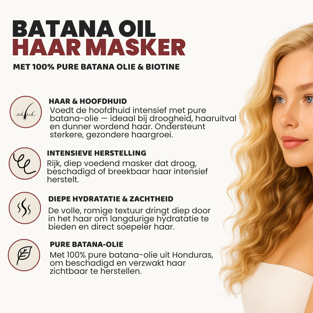 Batana Masker (300ML) - 100% Natuurlijk & Vegan