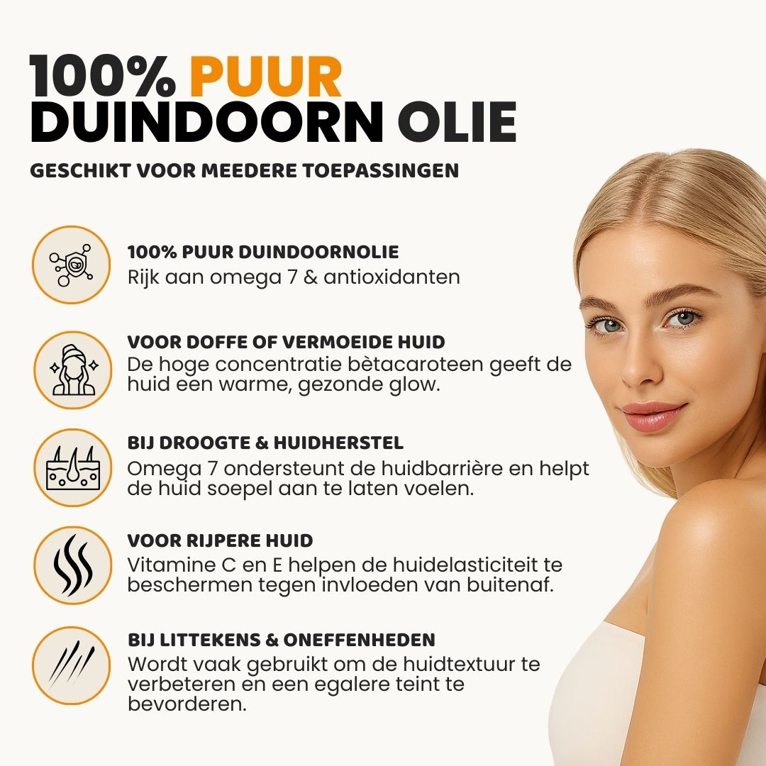 Duindoornolie 100% Puur & Koudgeperst