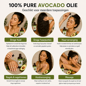 Avocado Olie – 100% Puur & Natuurlijk