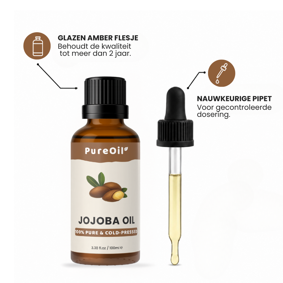 Jojoba Olie 100% Puur & Koudgeperst