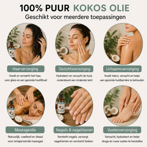Kokos Olie - 100% Puur & Koudgeperst