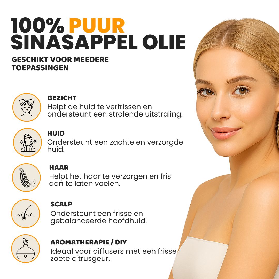Sinaasappel Etherische Olie 100% Puur & Stoomgedestilleerd