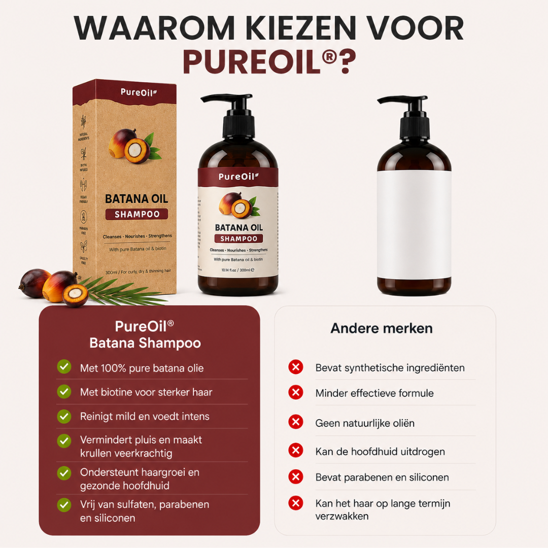 Batana Shampoo (300ML) - Met 100% Natuurlijk Ingrediënten