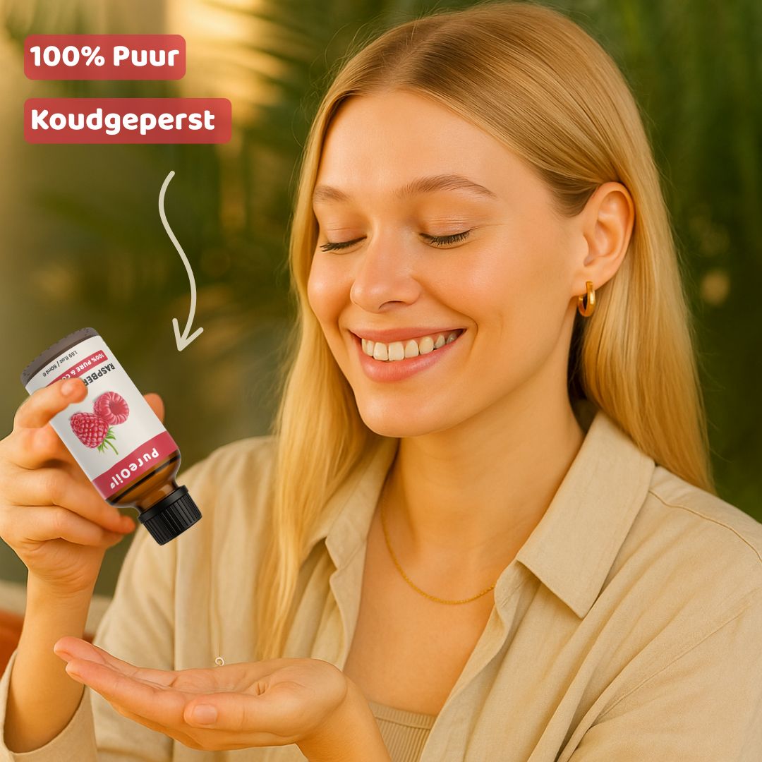 Frambozenpit Olie (50ML) – 100% Puur & Koudgeperst