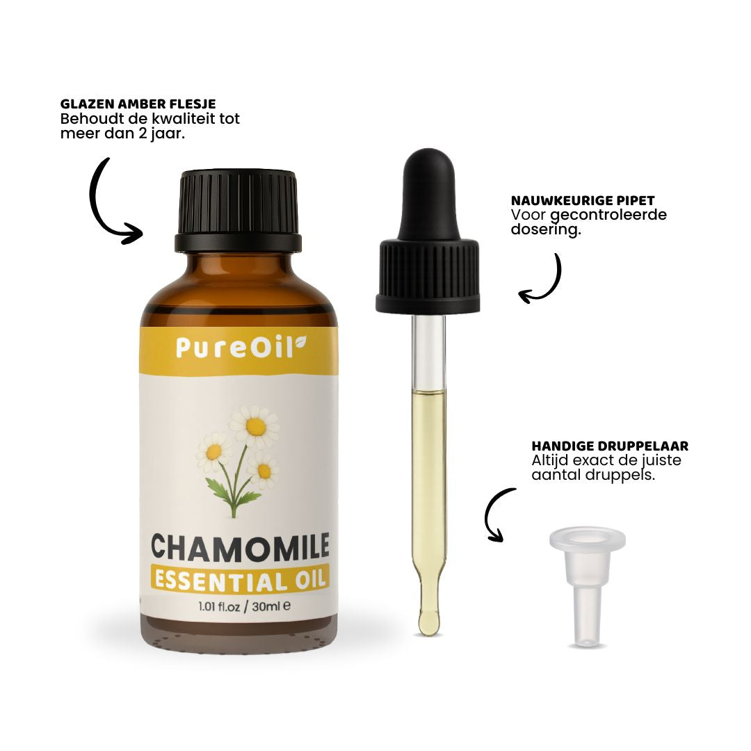 Kamille Olie (30ML) 100% Puur & Stoomgedestilleerd