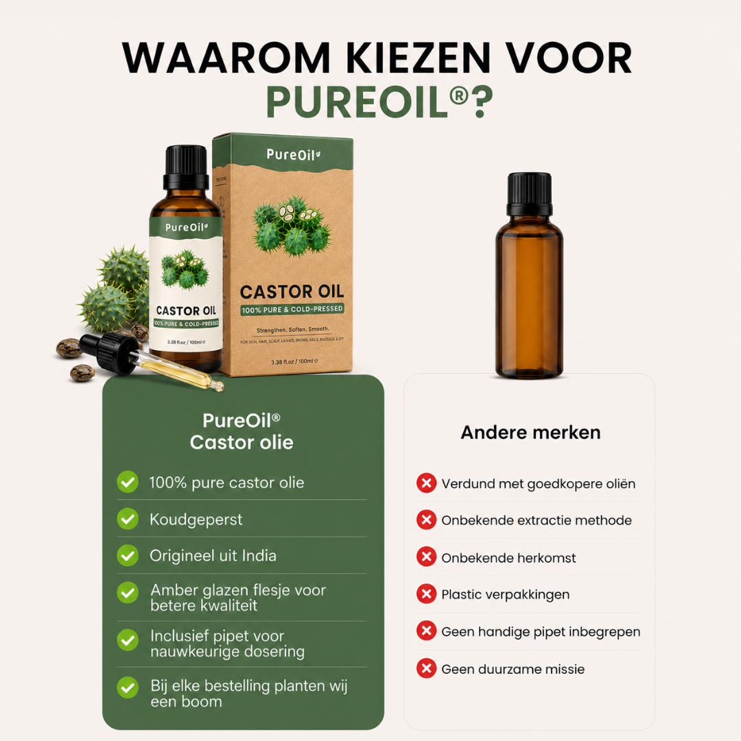 Castor Olie 100% Puur & Koudgeperst