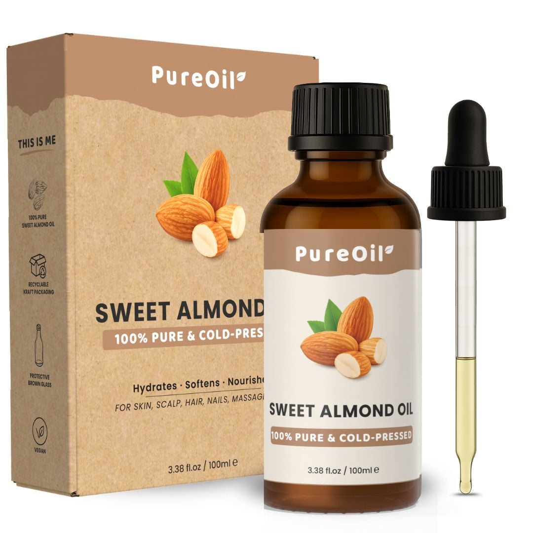 Zoete amandel olie (100ML) 100% Puur & Koudgeperst