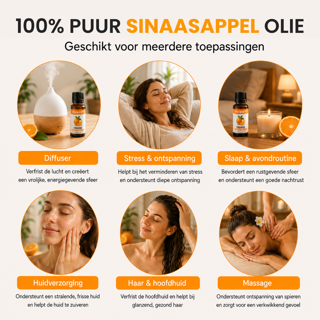 Ätherisches Orangenöl 100 % rein & dampfdestilliert