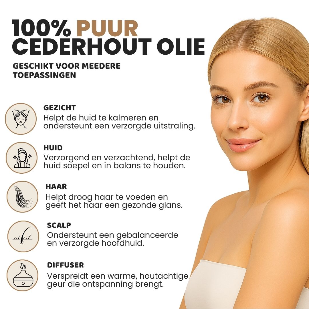 Sandelhout Etherische Olie 100% Puur & Stoomgedestilleerd