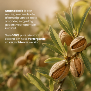 Zoete amandel olie (100% Natuurlijk & Koudgeperst)