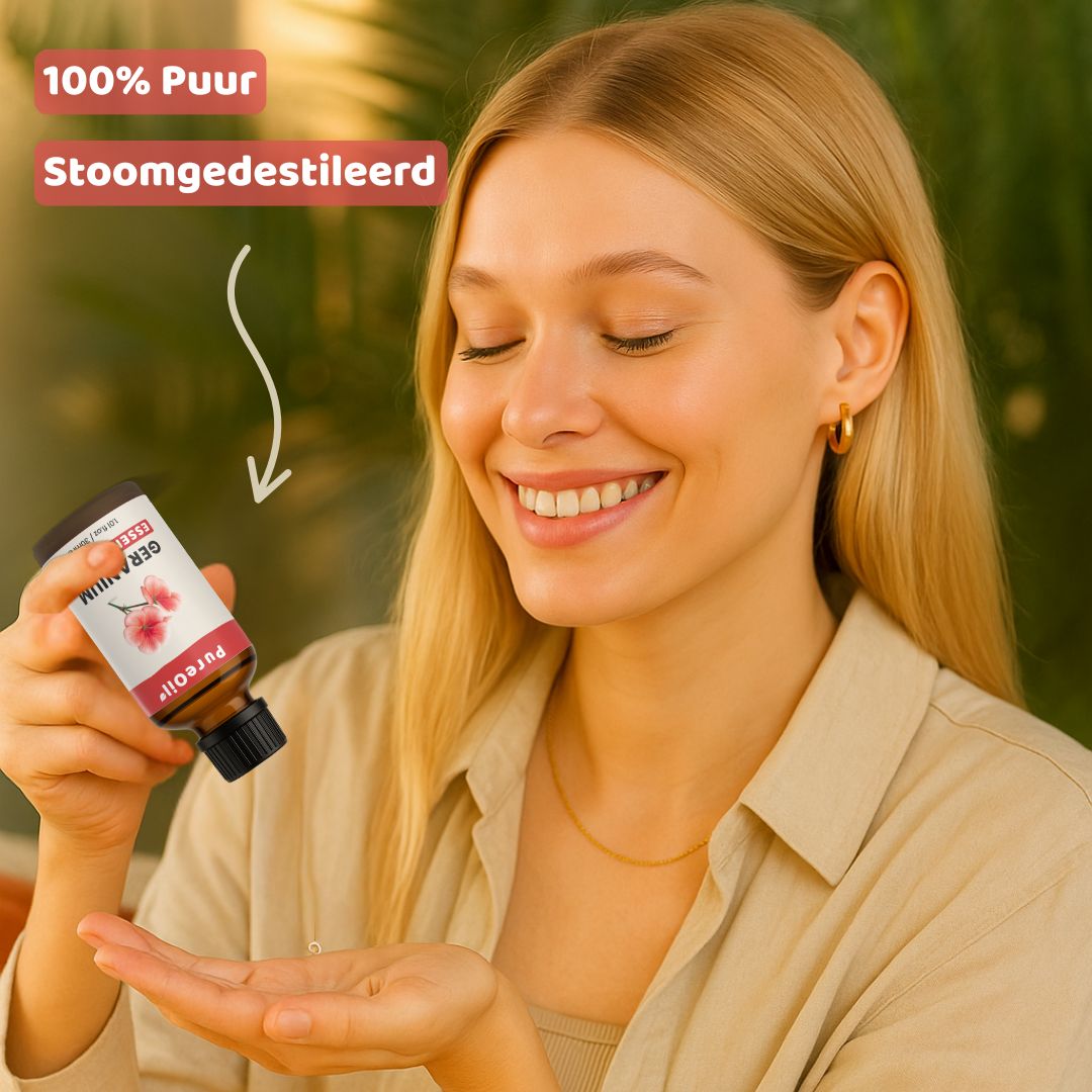 Geranium (30ML) 100% Puur & Stoomgedestilleerd