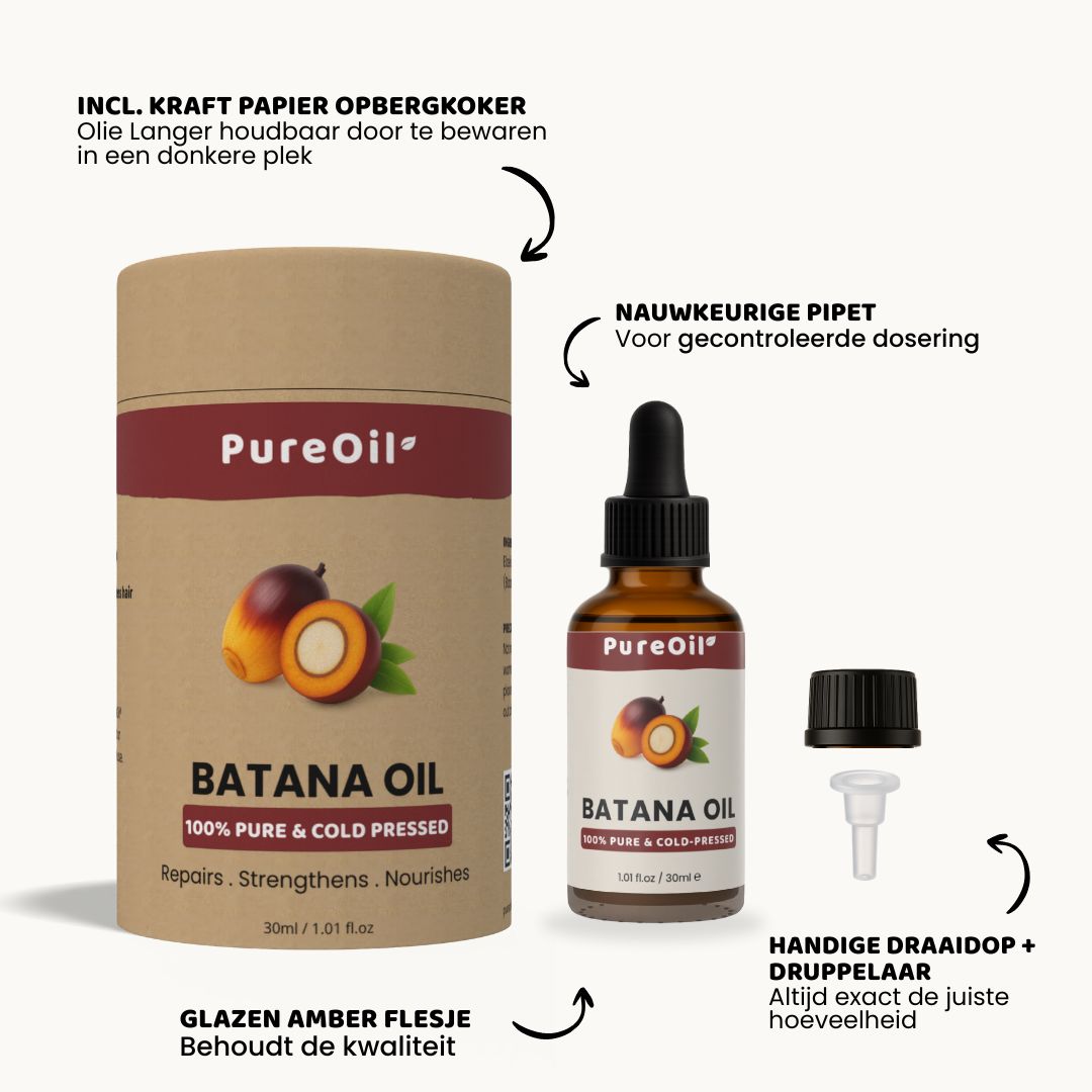 Batana Olie (30ML) 100% Puur & Koudgeperst