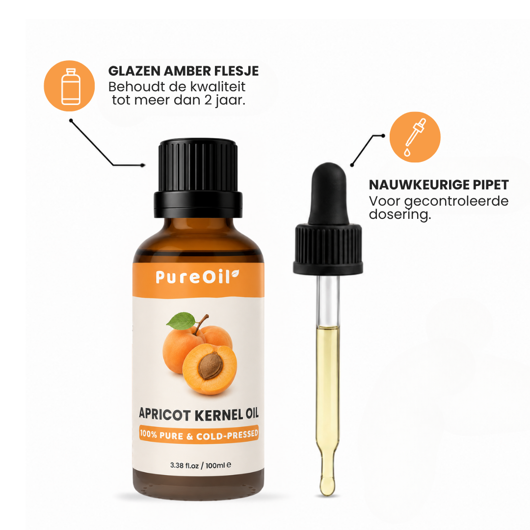 Apricot Kernel Oil (100ML) – 100% Pure & Cold-Pressed