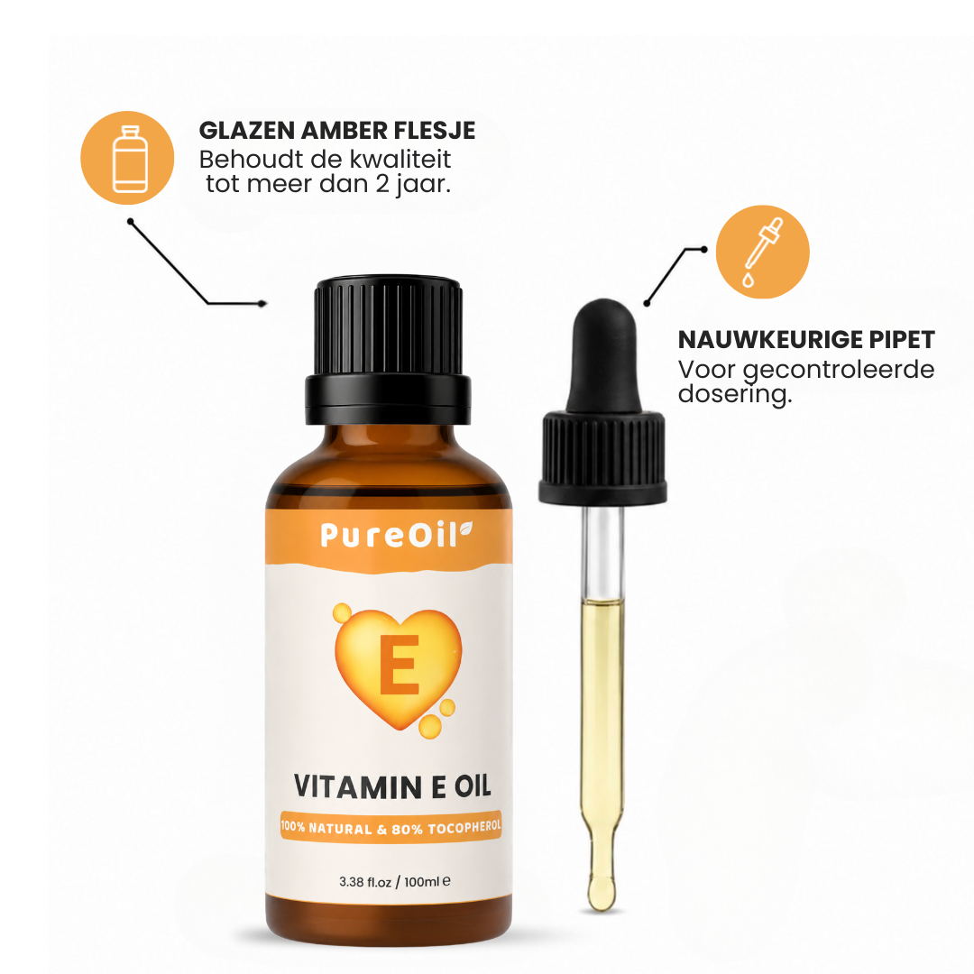 Vitamin E olie (100ML) 100% Puur & Koudgeperst