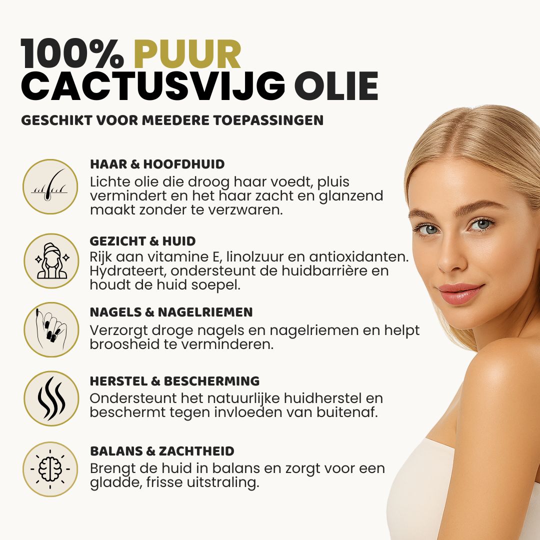 Cactusvijg Olie (30ML) 100% Puur & Koudgeperst