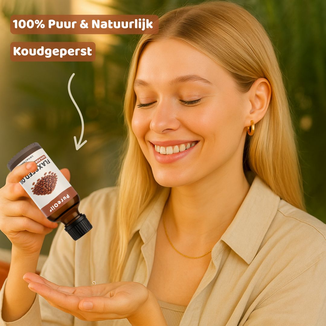 Lijnzaad Olie (100ML) – 100% Puur & Koudgeperst