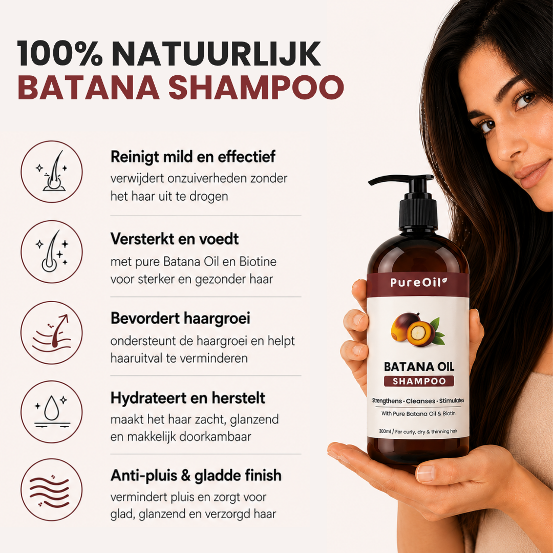 Batana Shampoo (300ML) - Met 100% Natuurlijk Ingrediënten