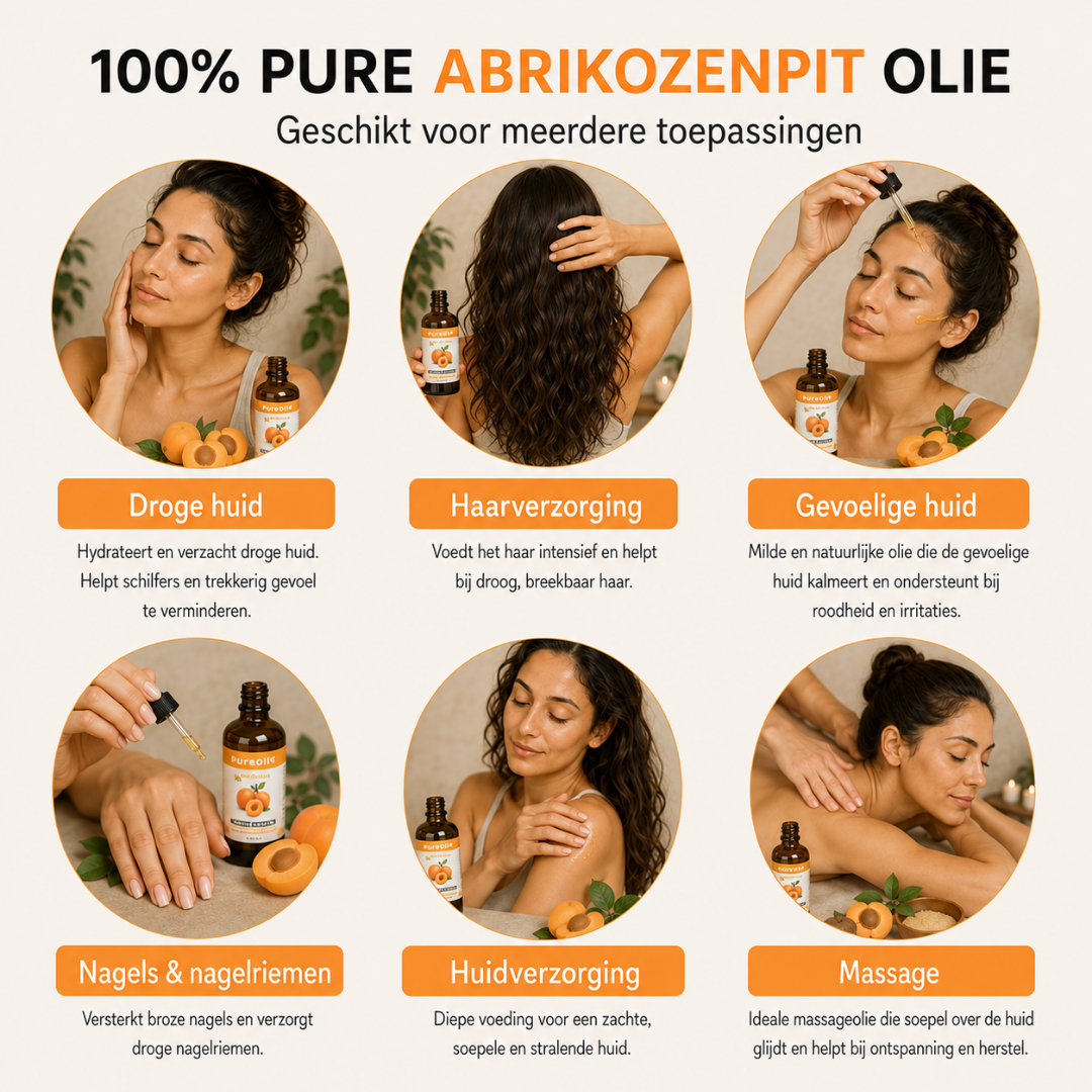 Apricot Kernel Oil (100ML) – 100% Pure & Cold-Pressed