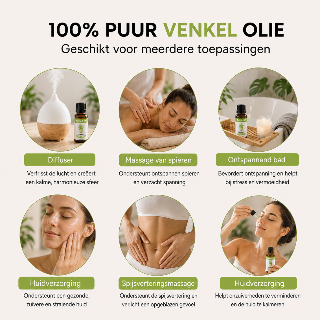 Ätherisches Fenchelöl 100 % rein & dampfdestilliert