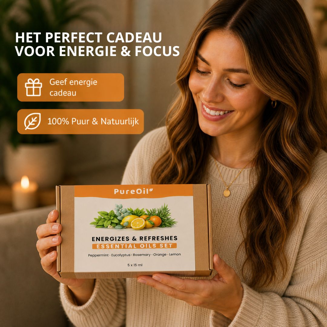 Etherische oil set: Energizes & Refreshes