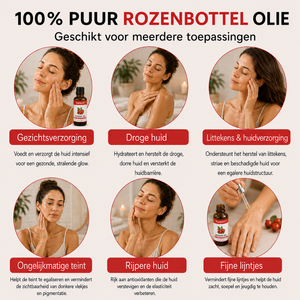 Huile de Rose Musquée (100% Pure & Pressée à Froid)